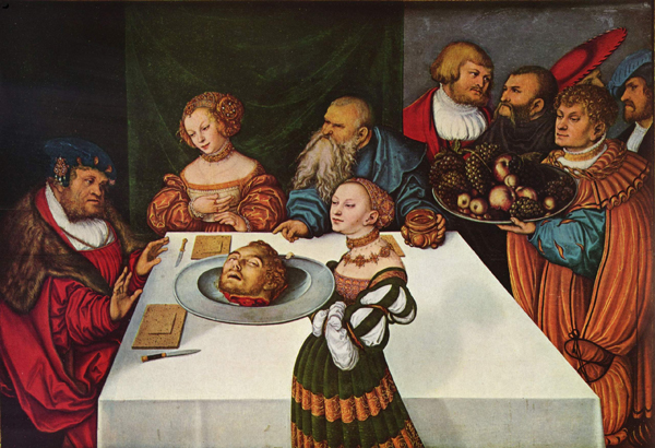 Лукас Кранах Старший. «Саломея с головой Иоанна Крестителя». 1530